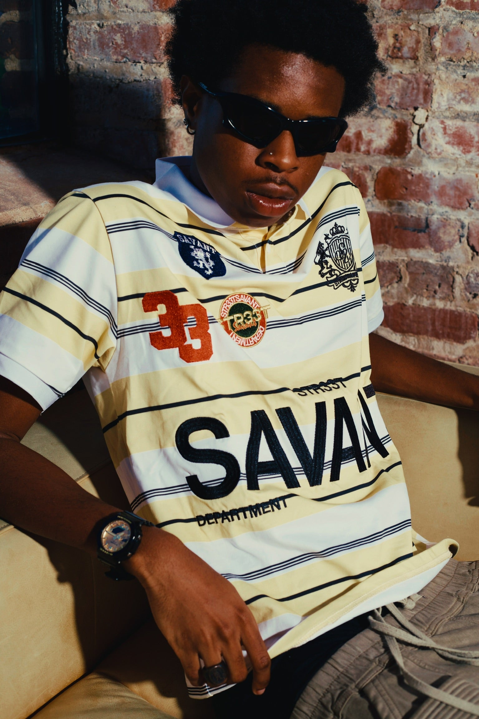 STR33TSAVANT YELLOW POLO
